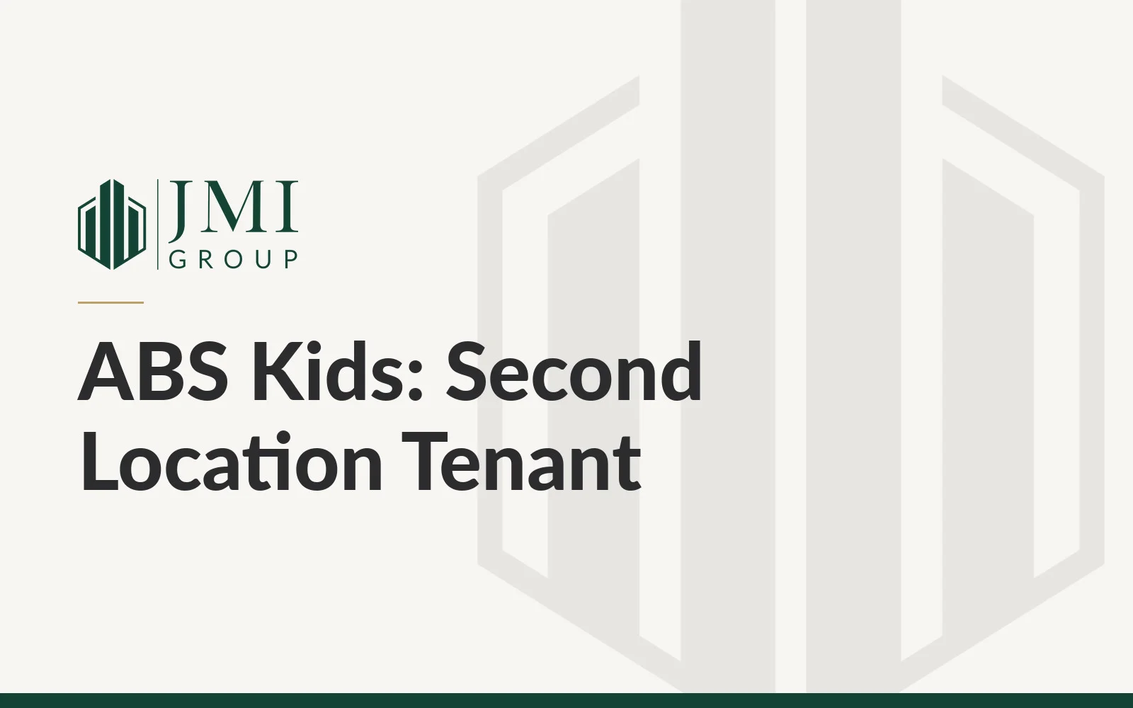 ABS Kids: Second Location Tenant