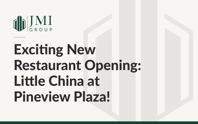 JMI Group article graphic titled Little China at Pineview Plaza, on a new pan-Asian restaurant opening in St. George, Utah