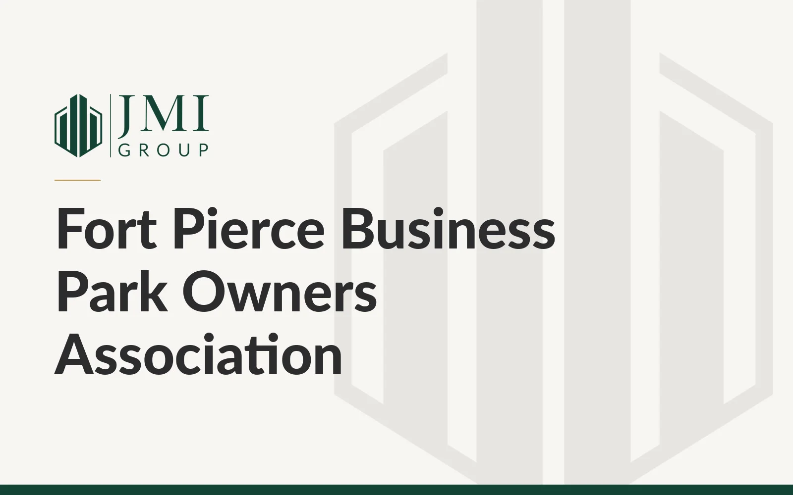Fort Pierce Business Park Owners Association