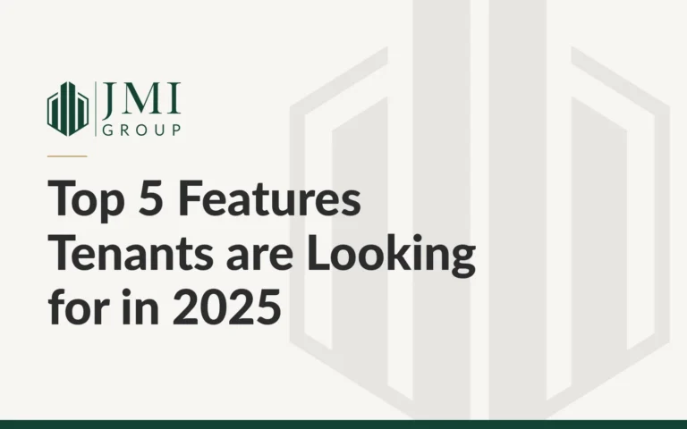 JMI Group article graphic on the top five features commercial tenants want in St. George, Utah properties