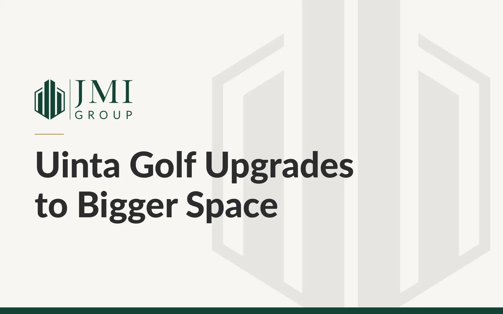 Uinta Golf Upgrades to Bigger Space