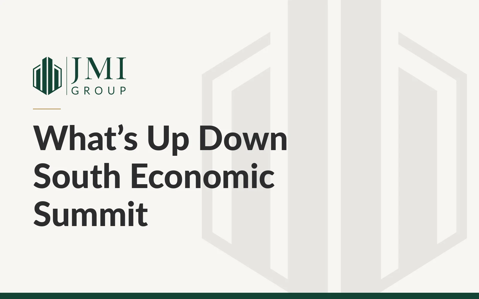 What’s Up Down South Economic Summit