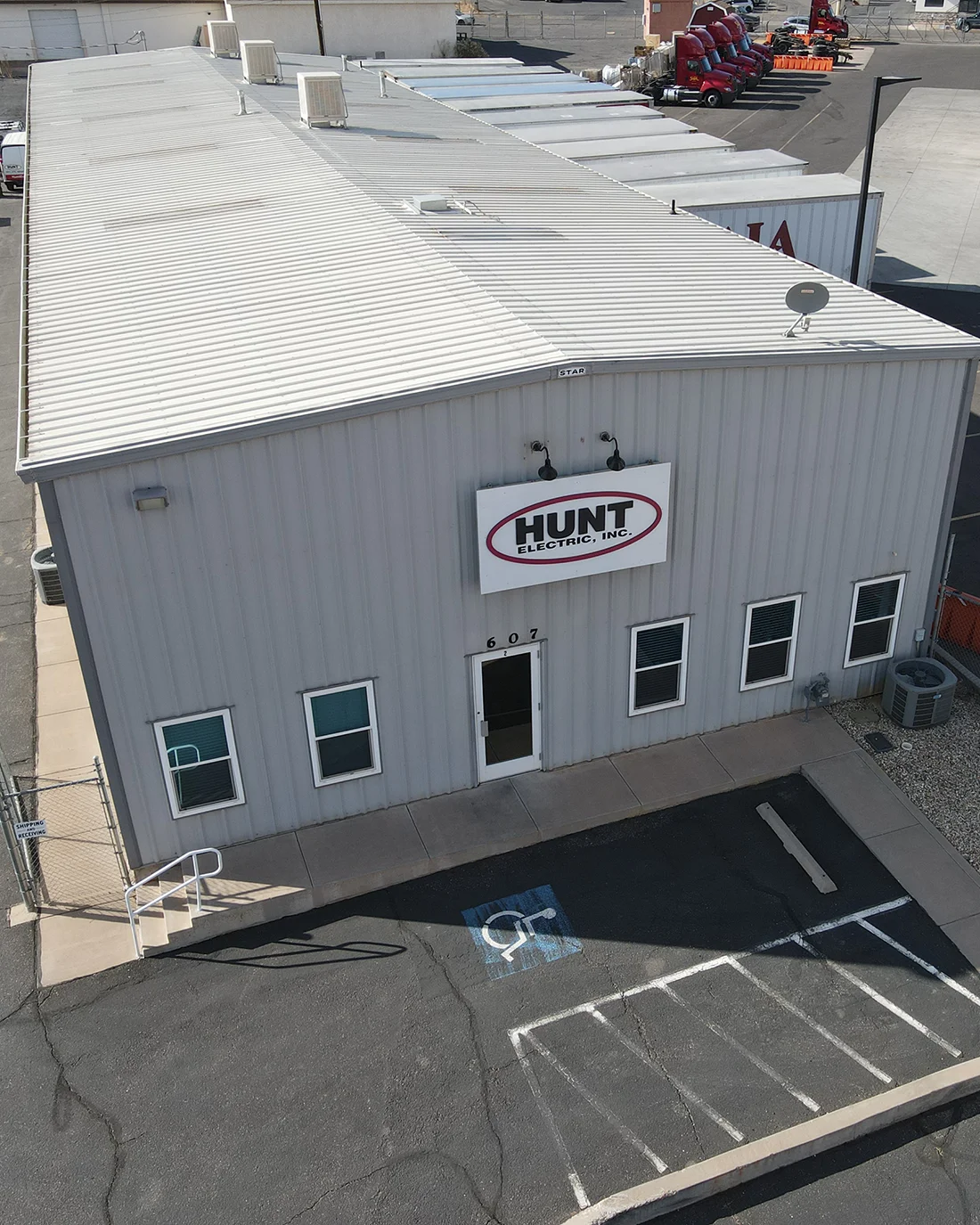 Walking a commercial property in St. George, Utah