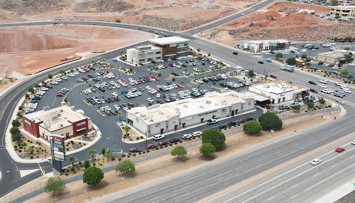 Commerce Pointe under construction at Exit 6 in St. George, Utah
