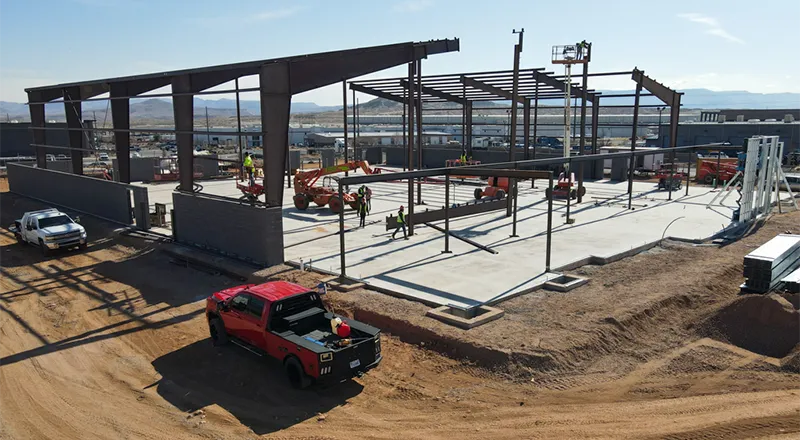 JMI Constructors commercial construction project in Southern Utah