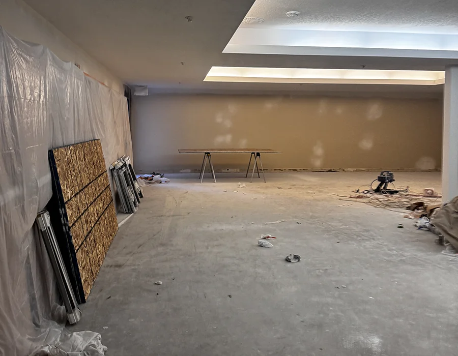 Maintenance technician at work on a JMI Group property