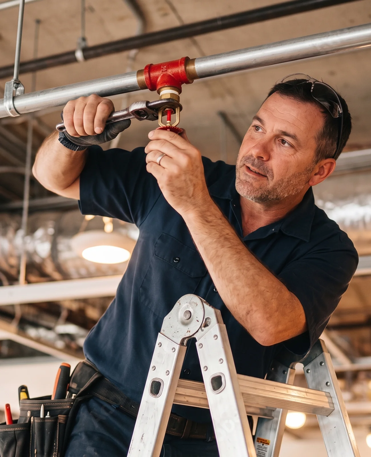 JMI Group maintenance technician working on a managed property