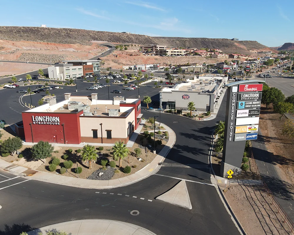 Commerce Pointe under construction in St. George, Utah
