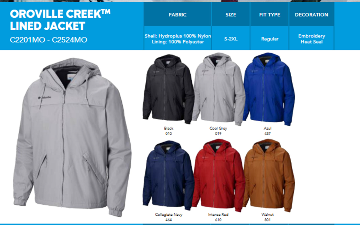 Columbia Men's Oroville Creek Lined Jacket