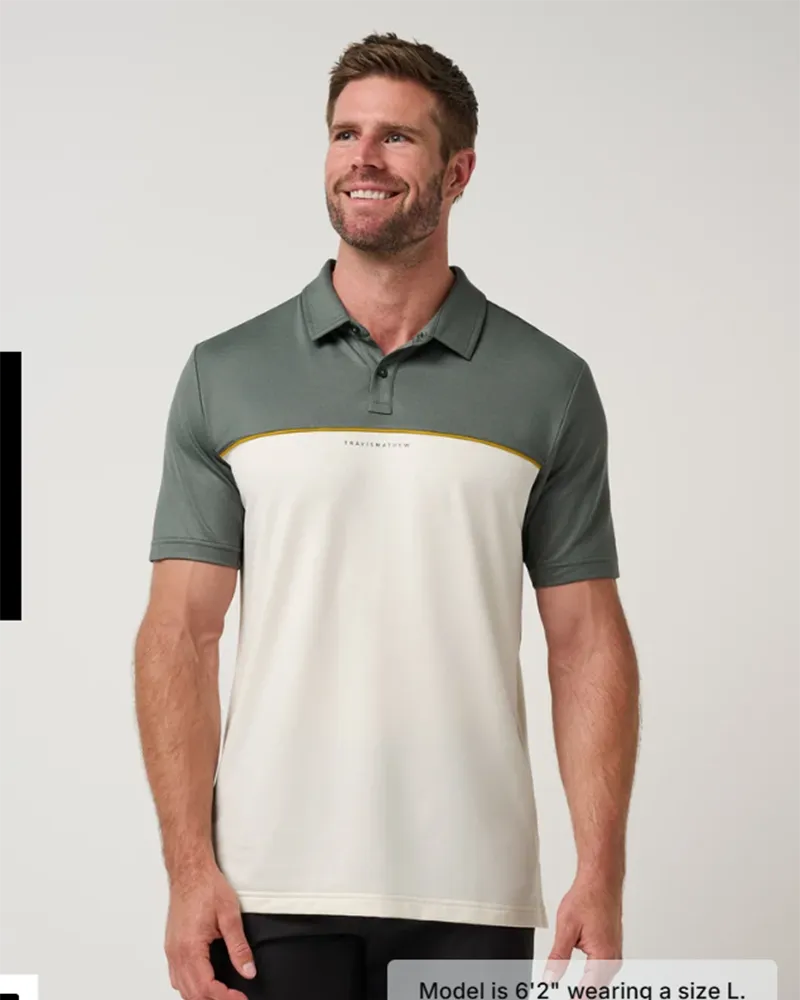 TravisMathew Featherweight Colorblock Polo