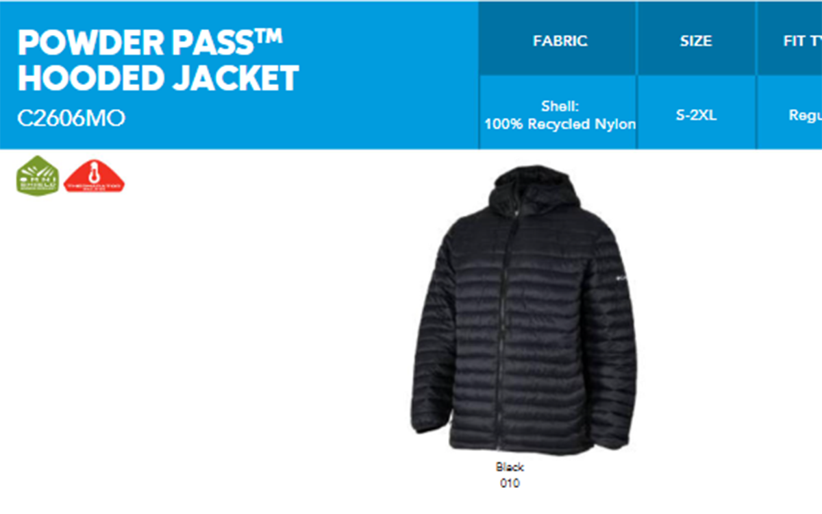 Columbia Men's Powder Pass Hooded Jacket